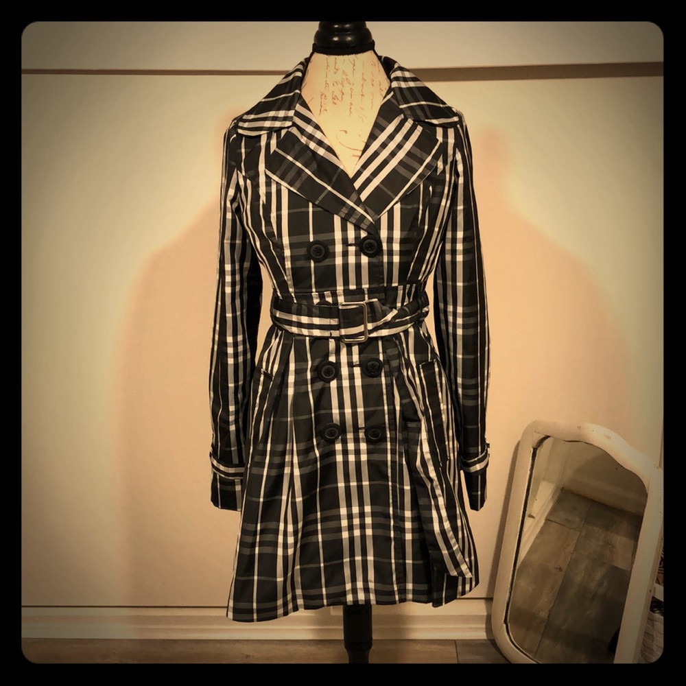 EUC XOXO Plaid Raincoat *Size S*